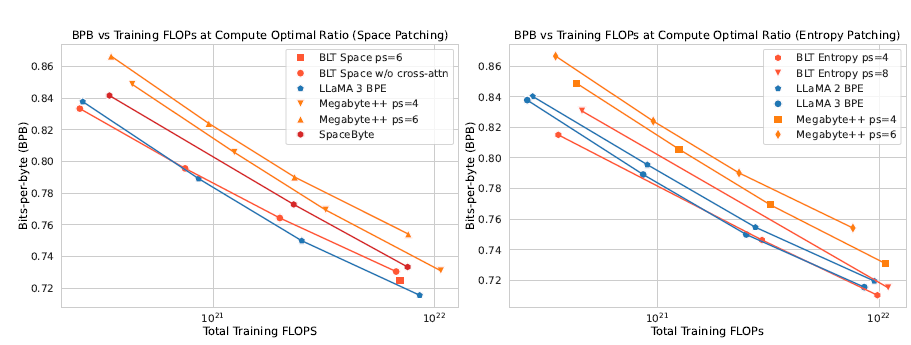 Byte Latent Transformer result
