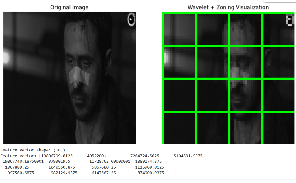 Wavelet and Zoning Hybrid on ryan gosling  " are you lonely " 